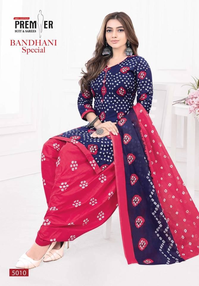 Bandhani Special Vol 5 By Premier Cotton Printed Patiala Readymade Dress Wholesale Price In Surat